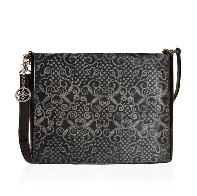 BERGEY HLIÐARTASKA heil framhlið (spjaldtölvu stærð með langri ól)